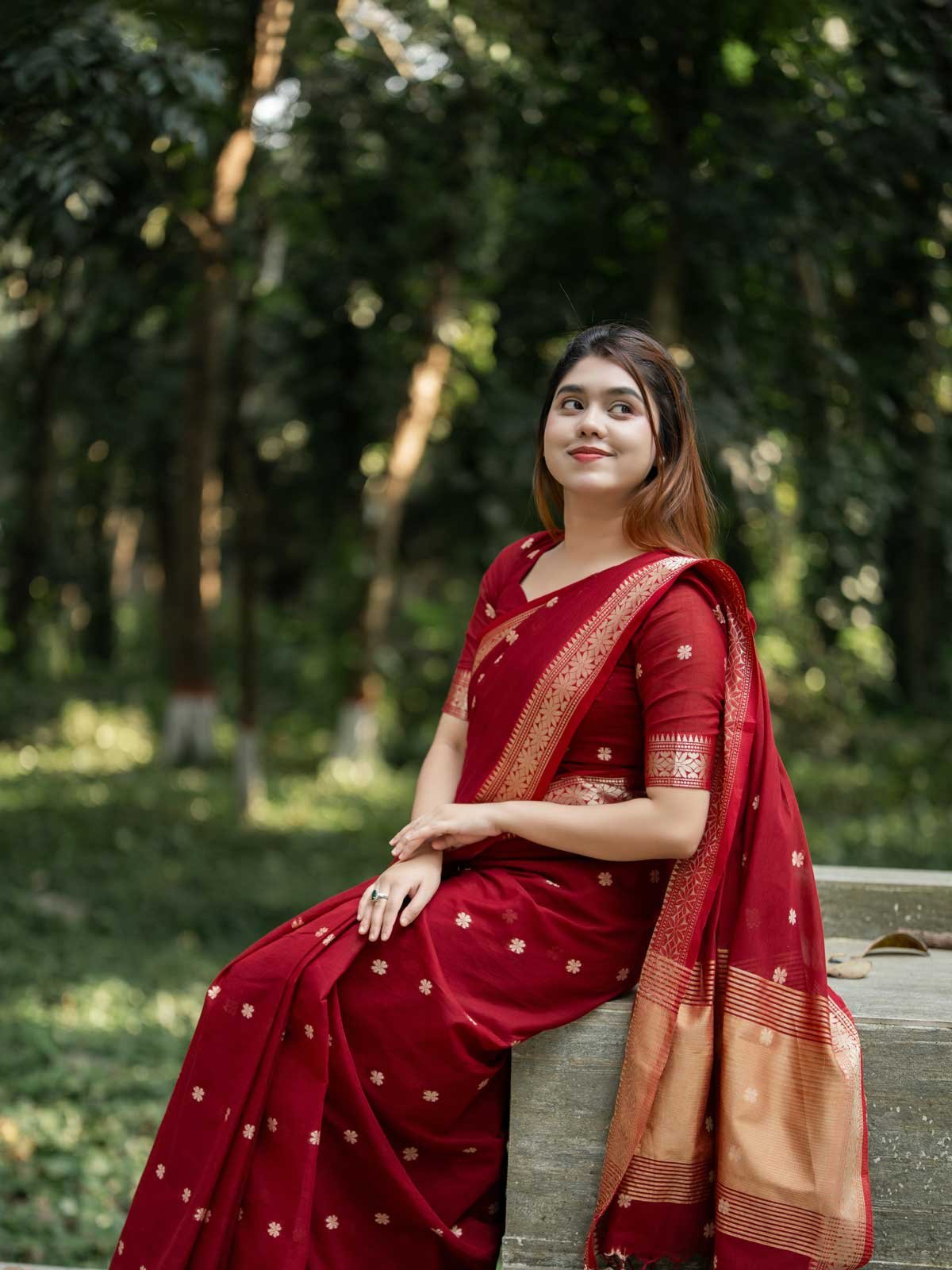 classic-suti-saree-maroon-alongkar-fashion-03